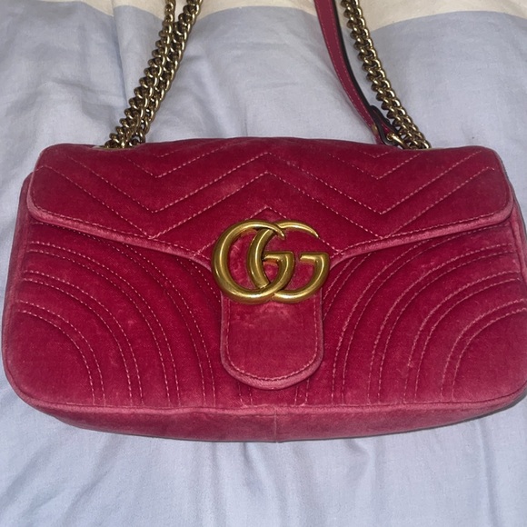 For Baefia! Gucci Marmont pink velvet - Picture 12 of 13